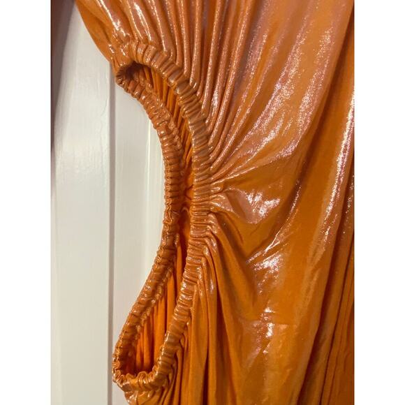 Rotate Alice Metallic Cutout Dress Size 8 - Picture 7 of 12